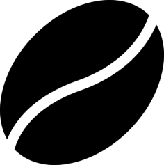 Coffee Bean For A Coffee Break Sketch Svg Vector, Free Vectors File